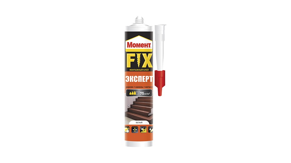 Universal acrylic mounting glue Момент FIX Эксперт 380 g