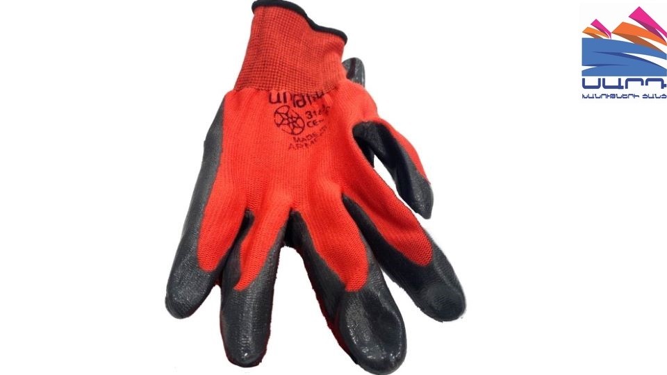 Latex glove red-black 4070-42