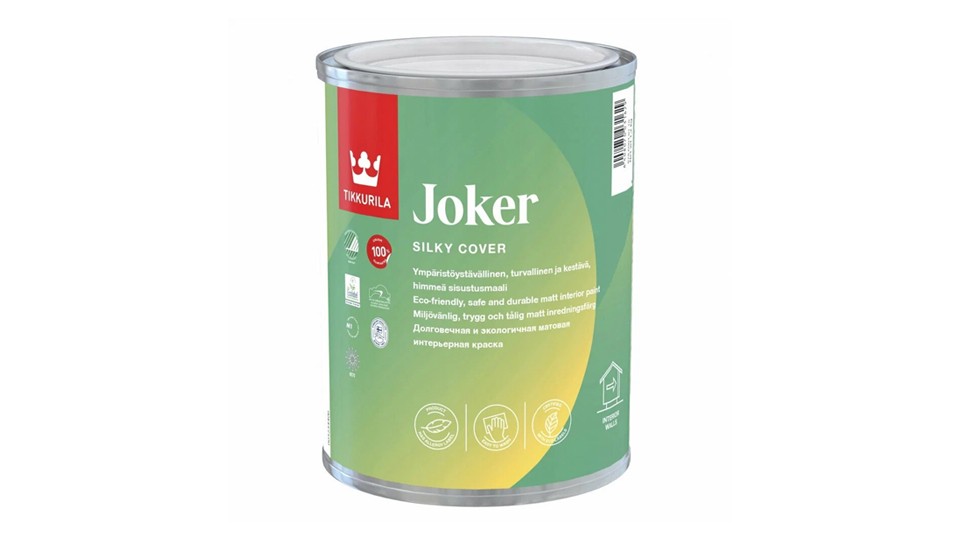 Краска для стен и потолков акрилатная Tikkurila Joker матовая база-A 0,9 л