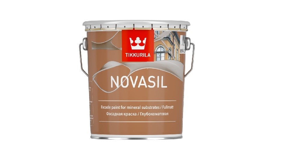 Краска фасадная силиконовая Tikkurila Novasil база-MRC 2,7 л