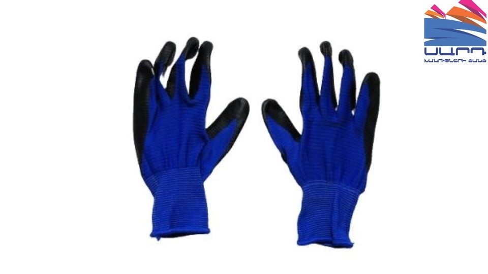 Latex glove blue-black 3070-42