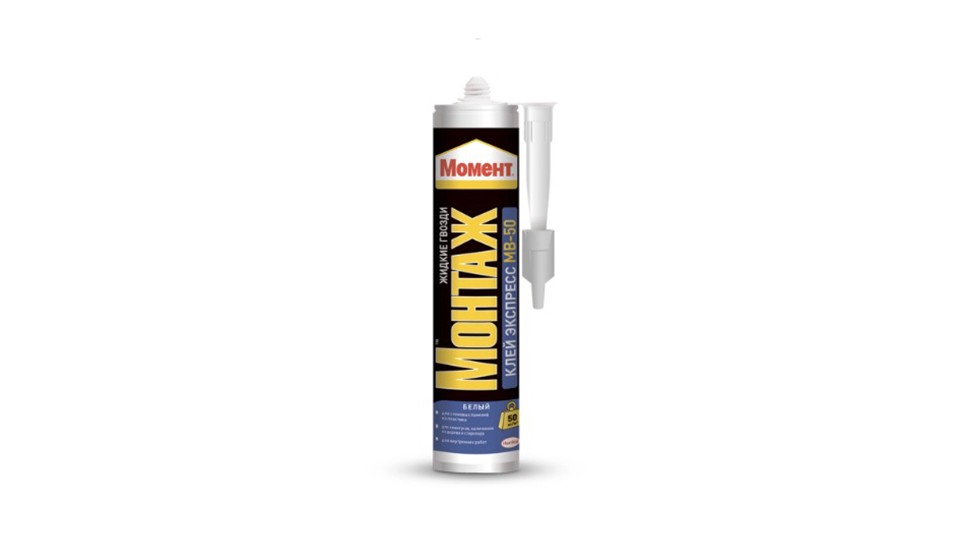 Universal acrylic mounting glue Момент Монтаж Экспресс МВ-50 400 g
