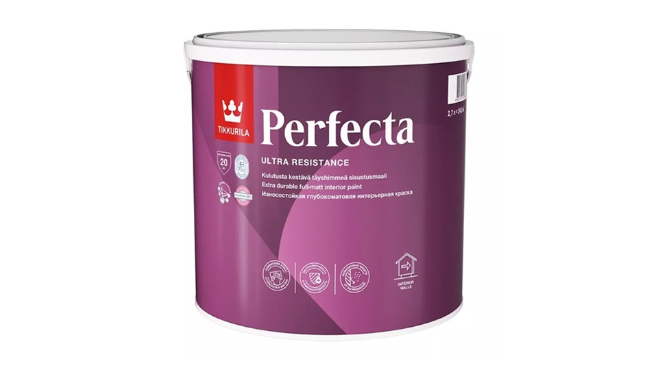 Paint for walls and ceilings Tikkurila Perfecta extra-matt base-A 2,7 l