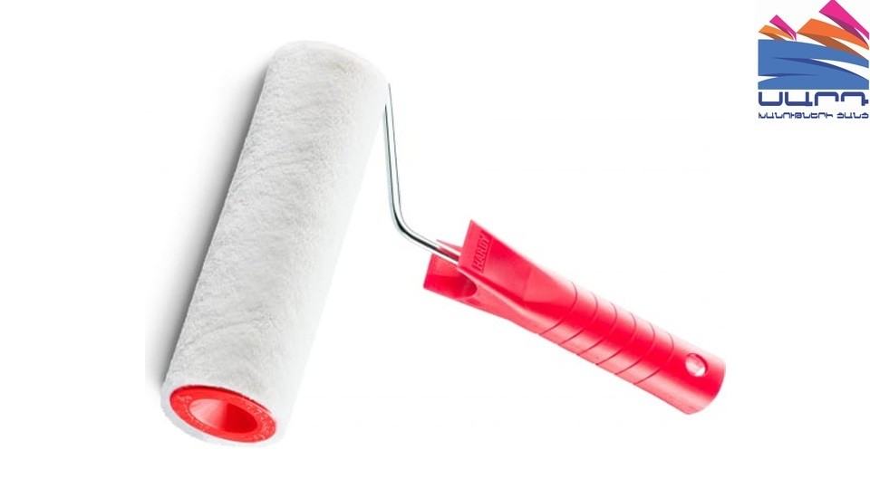 Velur 25cm roller with handle 