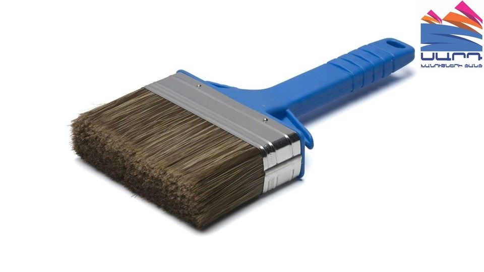 ANZA GO flat brush for outdoor work, synthetic, 100mm