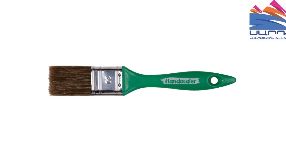 The brush is flat 30mm green. Handmaler