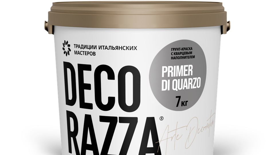 Դեկորատիվ նախաներկ ավազային հավելումներով Грунт  Primer di Quarzo 7կգ