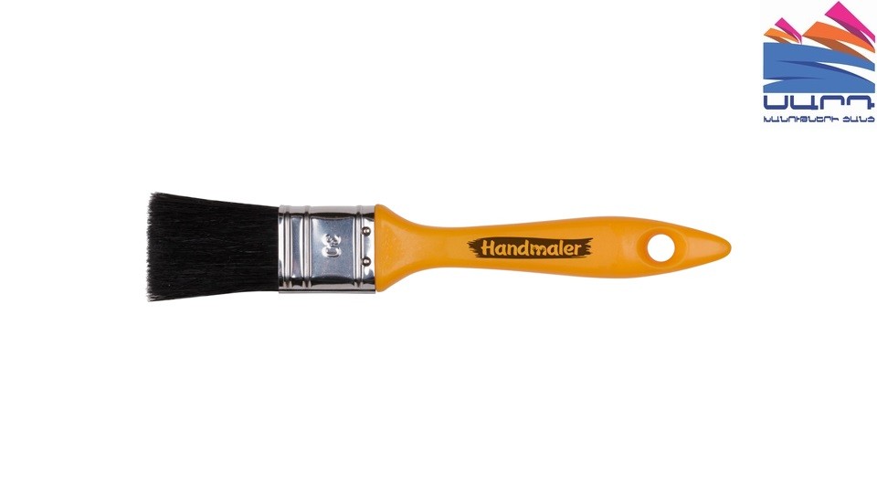 Flat Brush 30mm black Handmaler