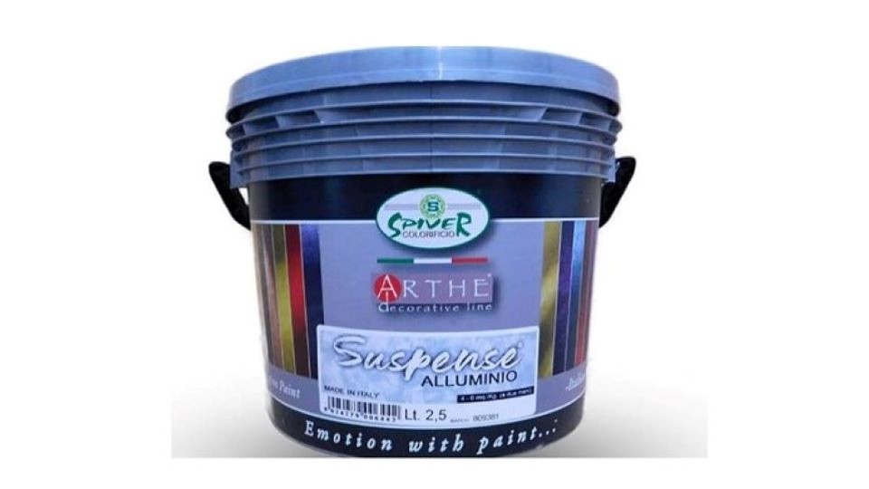 декор.краска SUSPENSE ALLUMINIO LT.1