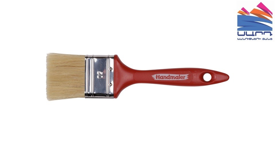 Brush Flat 50mm Red Handmaler