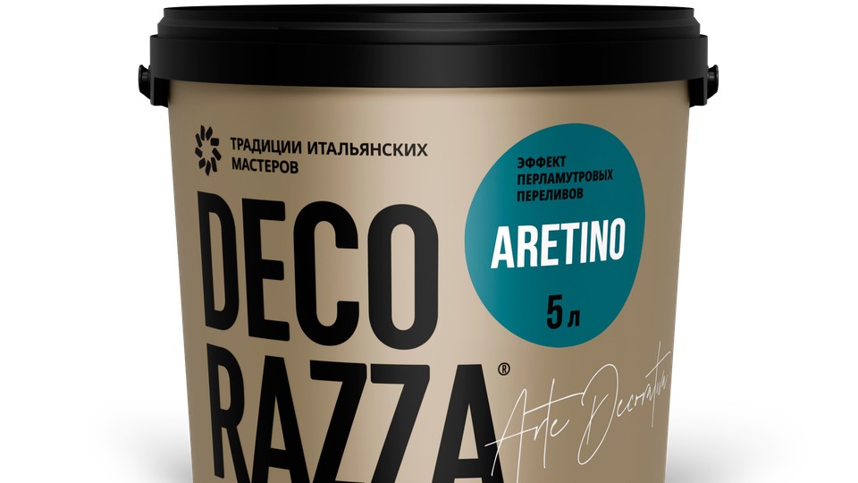 Դեկորատիվ ներկ մանր ավազի հավելումներով Aretino 5լ