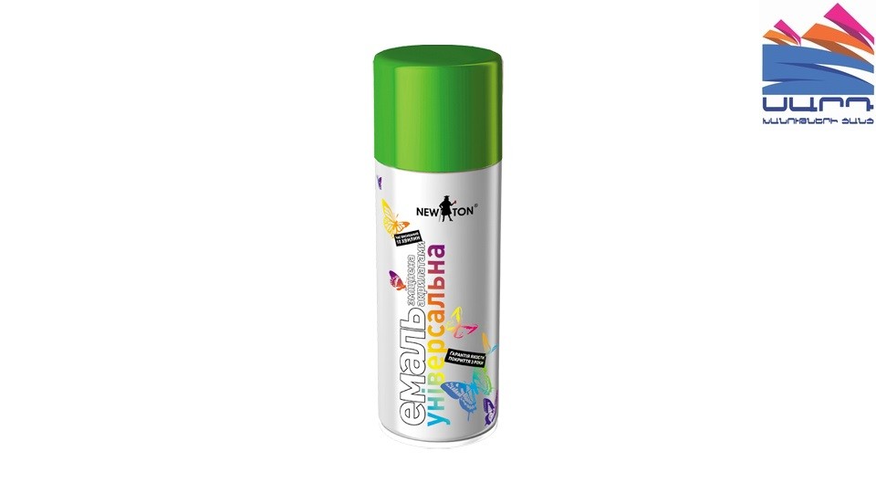 Universal aerosol acrylate enamel NEW TON 6018 salad 400 ml