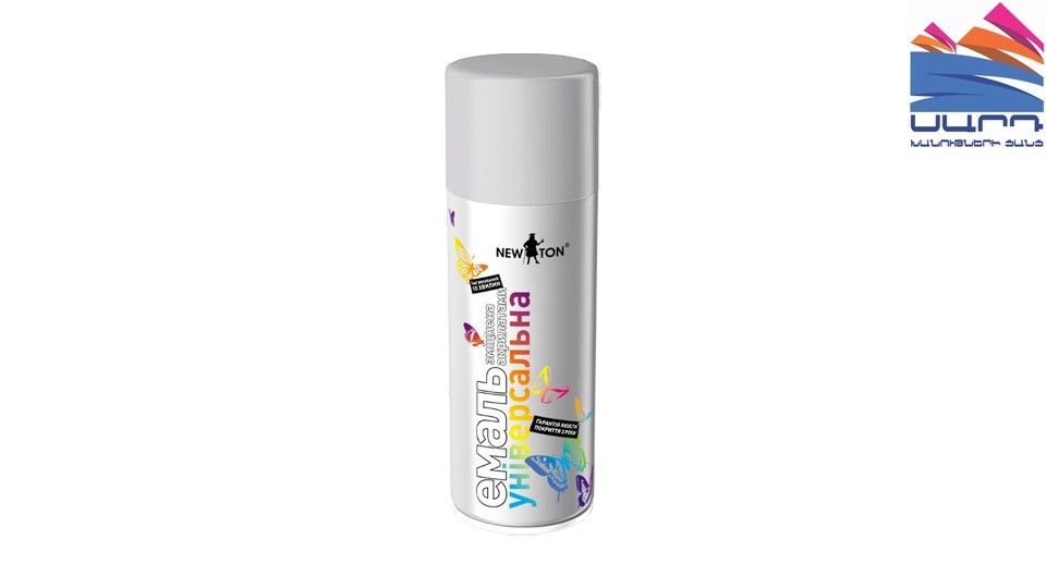 Universal aerosol acrylate enamel NEW TON 9022 dark silver 400 ml