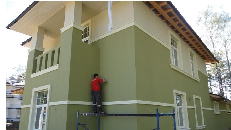 Краска фасадная водно-дисперсионная Dufa Fassadenfarbe RD90 матовая белая 10 л