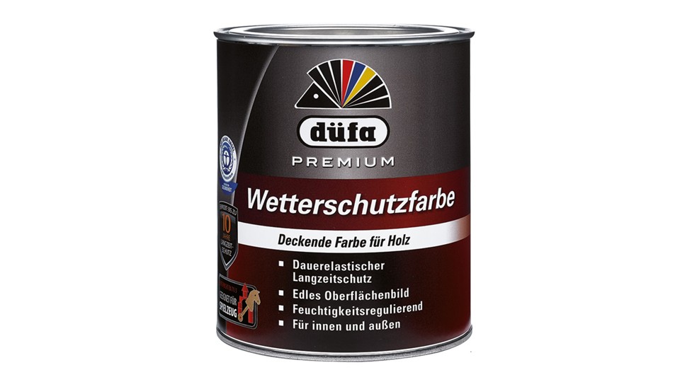 Protective paint for wood Dufa Premium Wetterschutzfarbe base-1 0,75 l