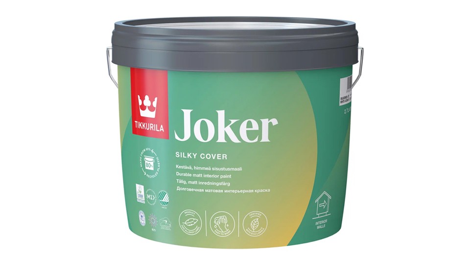 Acrylate paint for walls and ceilings Tikkurila Joker matte base-A 2,7 l