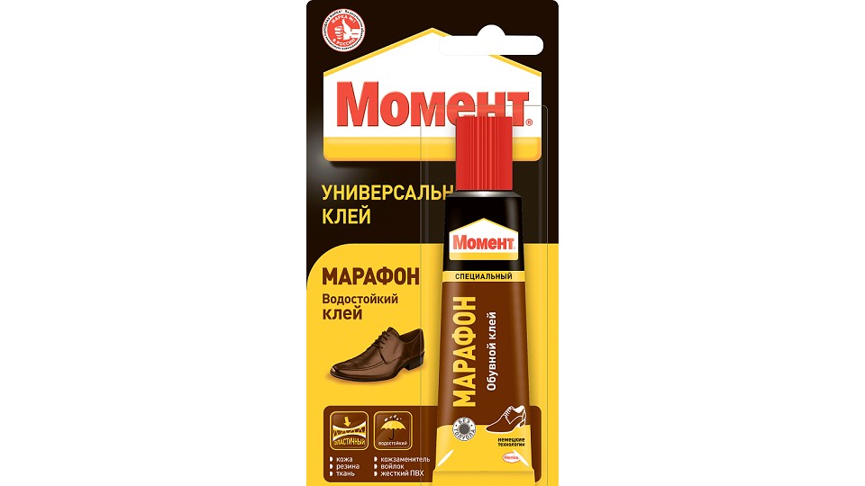 Shoe glue Момент Марафон 30 ml