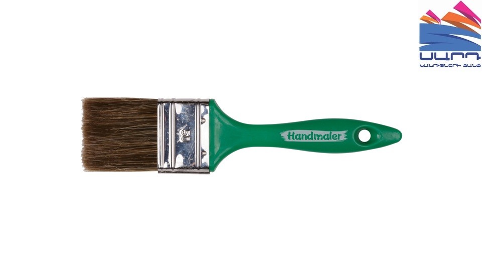 The brush is flat 50mm green. Handmaler