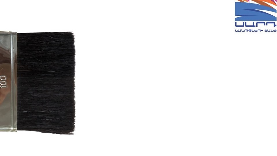 Flat Brush 30mm black Handmaler