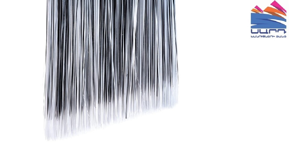 Flat ANZA PLATINUM curved brush with beveled bristles, 50mm