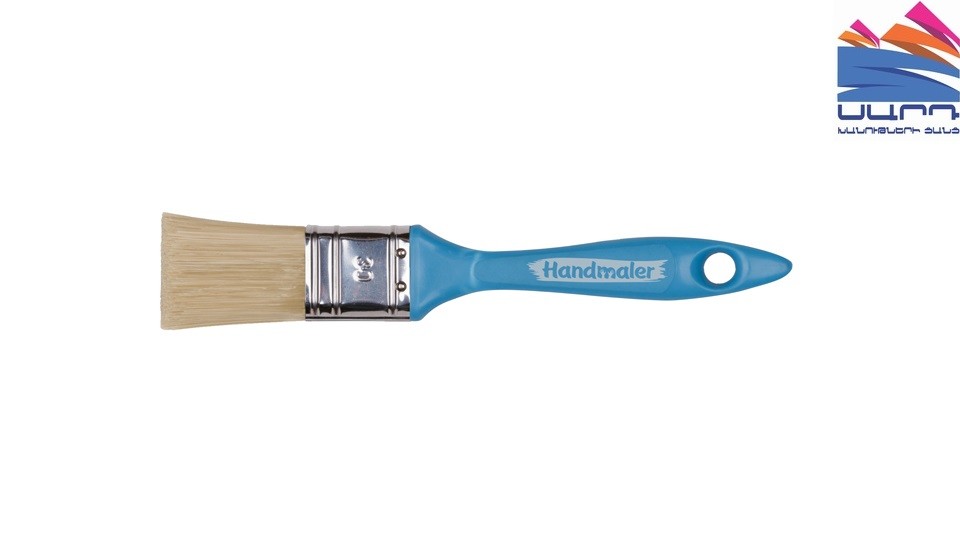 Flat Brush 30mm Blue Handmaler