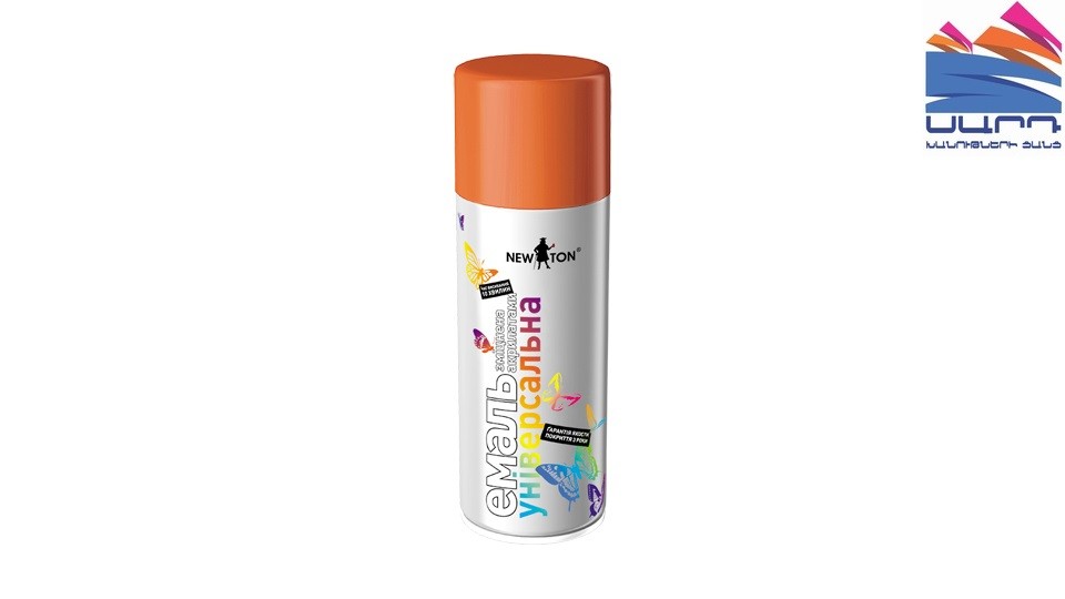 Universal aerosol acrylate enamel NEW TON 2004 orange 400 ml