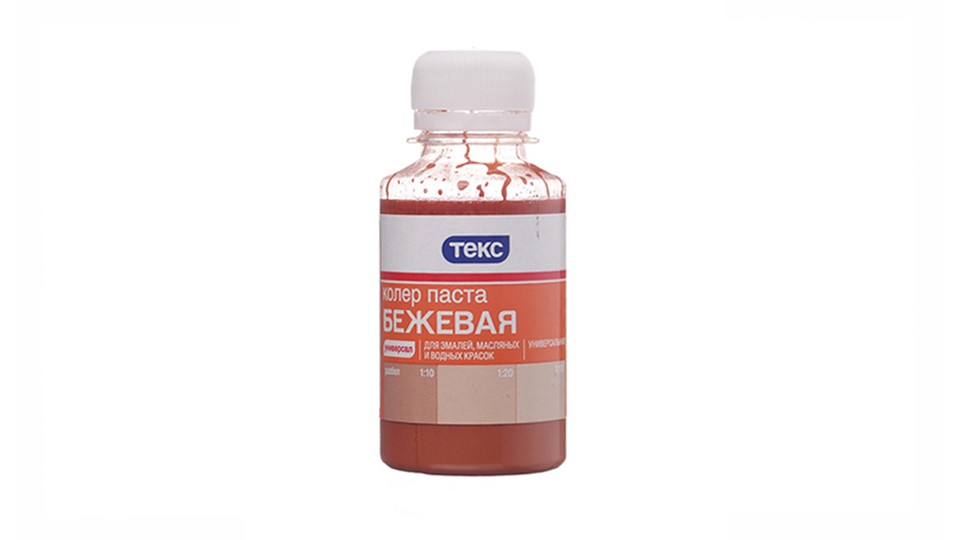 Universal tinting paste Текс Универсал №15 beige 0,1 l