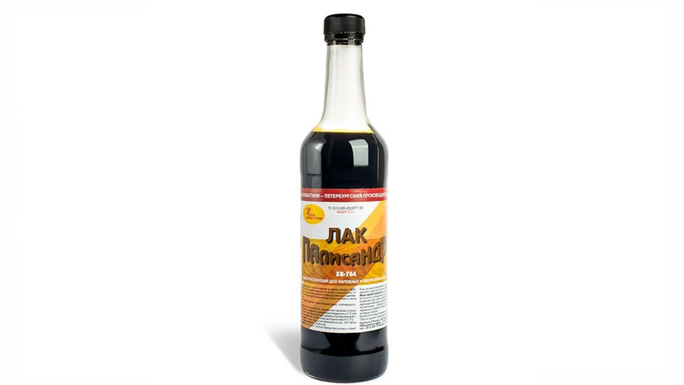 Varnish for wood Новбытхим ХВ-784 rosewood 0,5 l