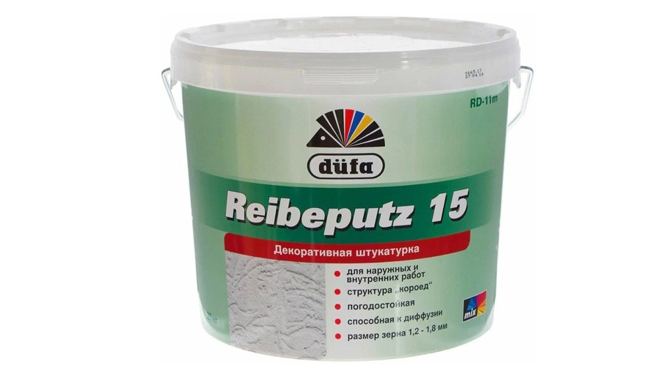 Դեկորատիվ սվաղ Dufa Reibeputz 15 D11m փայլատ 25 կգ