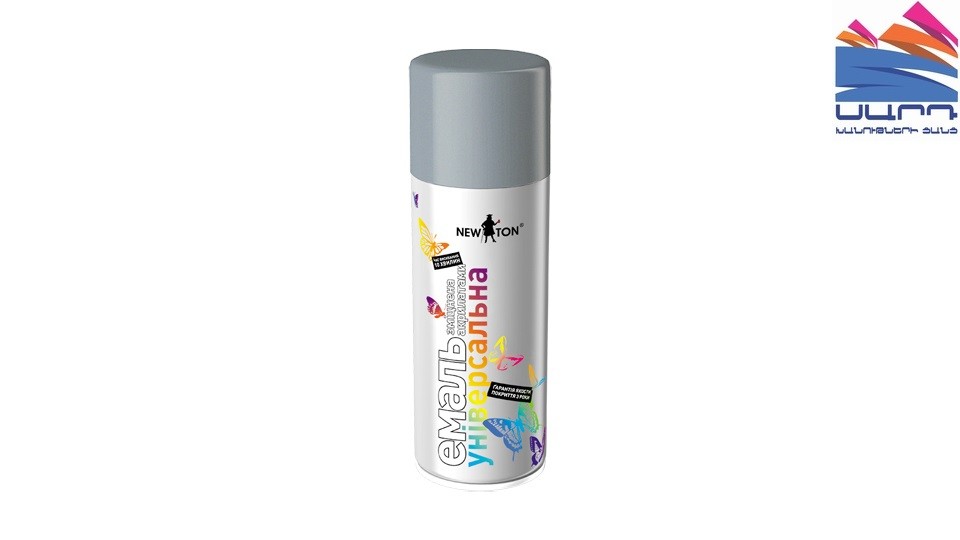 Universal aerosol acrylate enamel NEW TON 7046 grey matt 400 ml