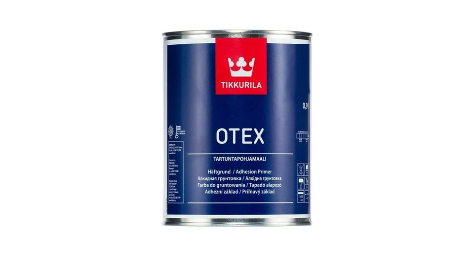 Грунт адгезионный алкидный Tikkurila Otex база-AP 0,9 л