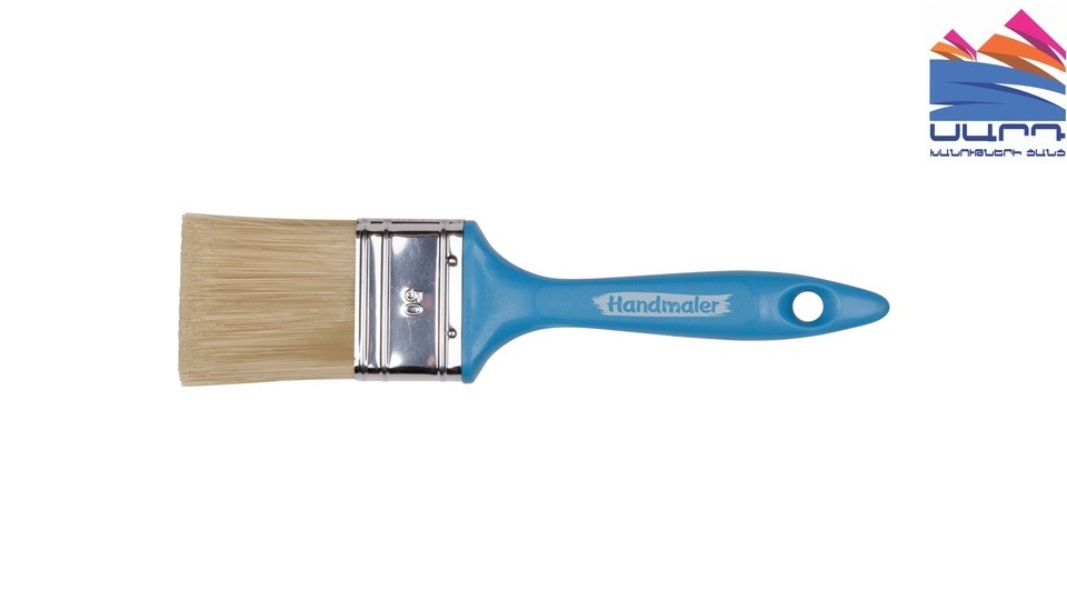 Brush Flat 50mm Blue Handmaler