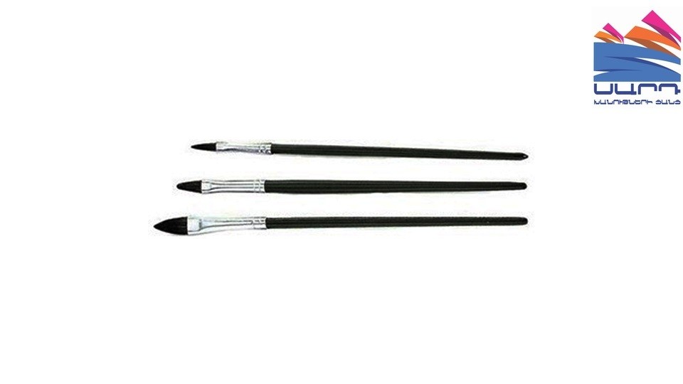 A set of artists. Handmaler brushes 3 pcs.