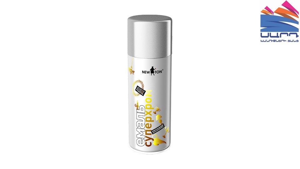 Superchrom aerosol enamel NEW TON silver 400 ml