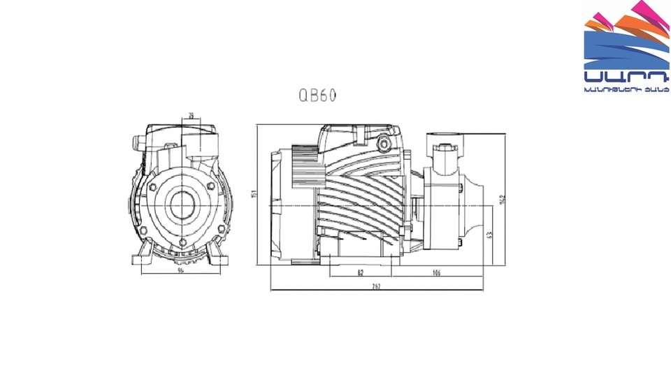 Насос Пампмен THF6B-4 (H=45m,Q=200l/min)