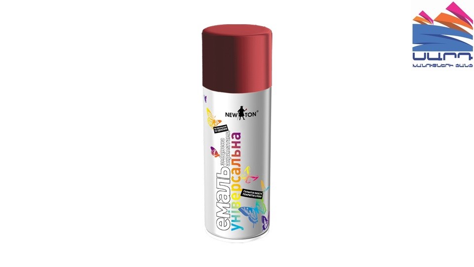Universal aerosol acrylate enamel NEW TON 3011 cherry 400 ml