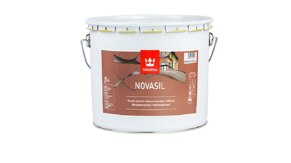 Краска фасадная силиконовая Tikkurila Novasil база-MRA 9 л