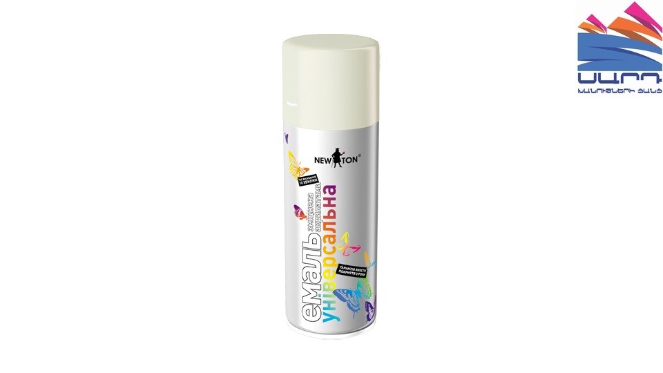 Universal aerosol acrylate enamel NEW TON 9003 snow white 400 ml