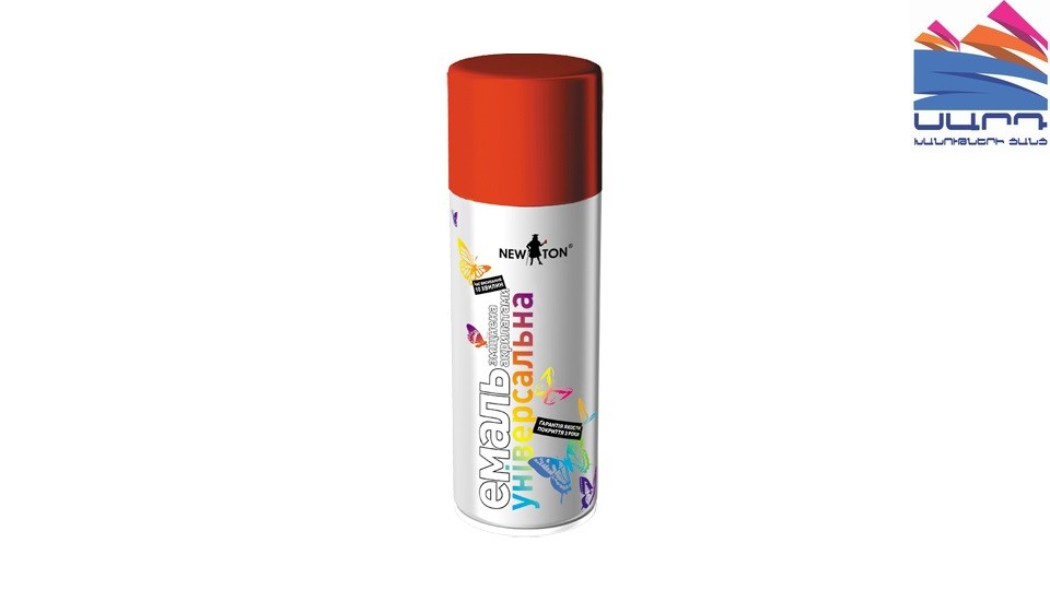 Universal aerosol acrylate enamel NEW TON 3000 fiery-red 400 ml