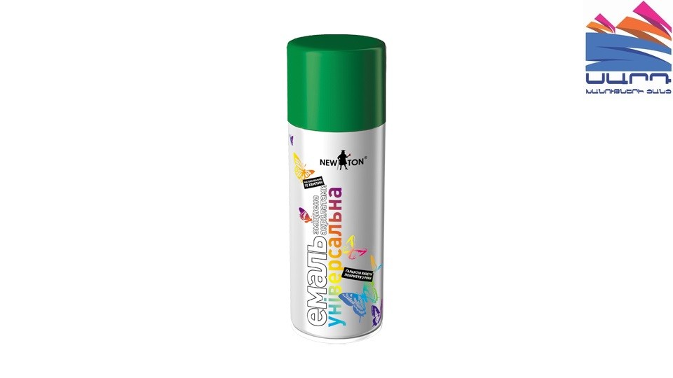 Universal aerosol acrylate enamel NEW TON 6029 green 400 ml